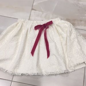 New with tags. Dreamers winter white skirt